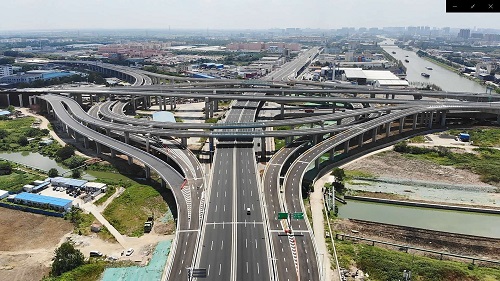 1606442710359395.jpg 江蘇蘇州東環(huán)項目南湖路跨運河橋及地面道路、東環(huán)主線地面道路正式通過交工驗收 -航拍圖.jpg